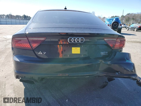 2017 Audi A7 Prestige with VIN WAU22AFC9HN008975, listed as a Copart auction lot 42829724 with 90,081 mi miles. Bid and sale history available at carsss.com. Image 6.