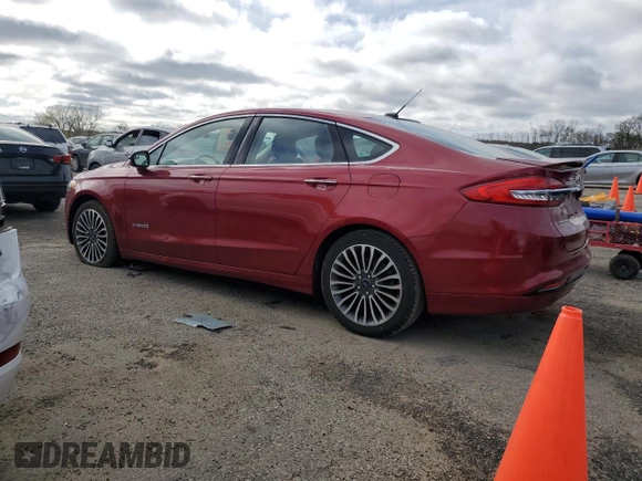 2018 Ford Fusion Hybrid Titanium with VIN 3FA6P0RU6JR177624, listed as a Copart auction lot 54309355 with 105,299 mi miles and Clean Title. Bid and sale history available at carsss.com. Image 2.