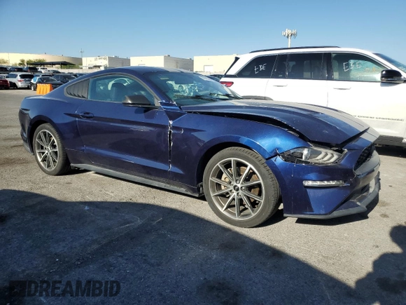 2018 Ford Mustang EcoBoost with VIN 1FA6P8TH2J5114422, listed as a Copart auction lot 56995385 with 53,729 mi miles and Clean title. Bid and sale history available at DreamBid. Image 4.