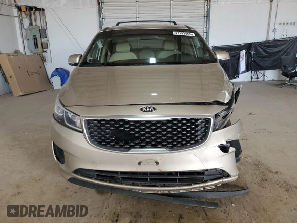 2016 Kia Sedona LX with VIN KNDMB5C13G6172544, listed as a Copart auction lot 47193565 with 101,044 mi miles and Salvage Title. Bid and sale history available at carsss.com. Image 5.
