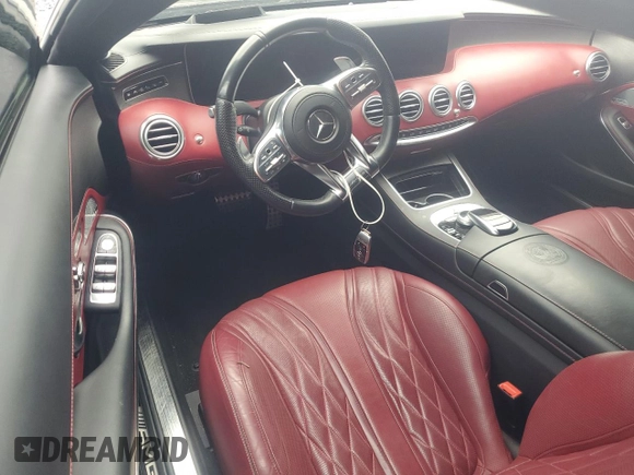 2018 Mercedes-Benz S 63 AMG with VIN WDDXJ8JB6JA032463, listed as a Copart auction lot 72035634 with Not Provided miles and Salvage Title. Bid and sale history available at DreamBid. Image 8.