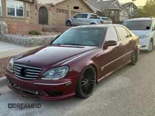 2003 Mercedes-Benz S with VIN WDBNG76J93A337922, listed as a Copart auction lot 55943475 with 135,103 mi miles and Clean Title. Bid and sale history available at DreamBid. Image 2.