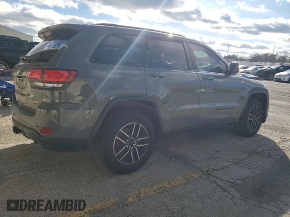 2021 Jeep Grand Cherokee Trailhawk with VIN 1C4RJFLT4MC533986, listed as a Copart auction lot 81338054 with 41,354 mi miles and Salvage Title. Bid and sale history available at carsss.com. Image 3.