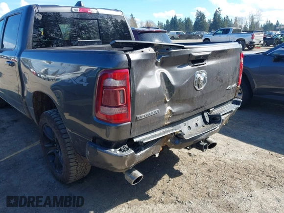 2019 Ram 1500 Big Horn/Lone Star with VIN 1C6SRFFTXKN681543, listed as a IAAI auction lot 41892943 with 86,105 mi miles. Bid and sale history available at carsss.com. Image 6.