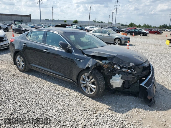 2013 Kia Optima EX with VIN 5XXGN4A77DG228133, listed as a Copart auction lot 62207925 with 122,289 mi miles and Salvage title. Bid and sale history available at DreamBid. Image 4.
