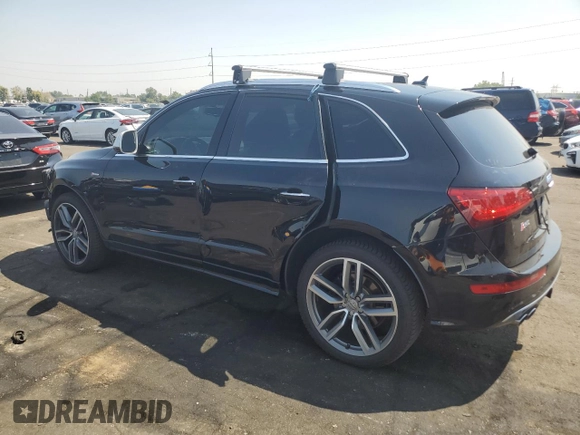 2017 Audi SQ5 Premium Plus with VIN WA1CCAFP7HA002360, listed as a Copart auction lot 65685024 with 130,385 mi miles and Clean Title. Bid and sale history available at carsss.com. Image 2.