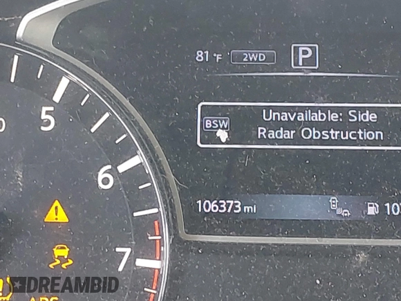 2019 Nissan Pathfinder S with VIN 5N1DR2MM4KC638264, listed as a IAAI auction lot 42048739 with 106,373 mi miles and . Bid and sale history available at DreamBid. Image 15.