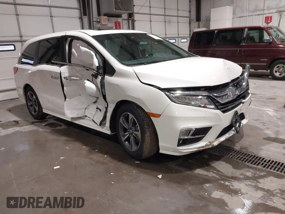 2019 Honda Odyssey Touring with VIN 5FNRL6H83KB051363, listed as a IAAI auction lot 41173587 with 88,512 mi miles. Bid and sale history available at carsss.com. Image 1.