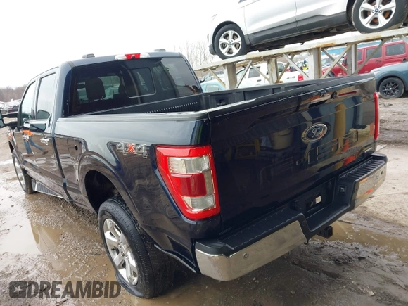 2023 Ford F-150 XL with VIN 1FTFW1E85PFA06249, listed as a IAAI auction lot 41675519 with 40,808 mi miles. Bid and sale history available at carsss.com. Image 3.