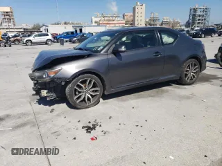 2016 Scion tC with VIN JTKJF5C75GJ017849, listed as a Copart auction lot 48568515 with 120,413 mi miles and Salvage Title. Bid and sale history available at carsss.com. Image 1.