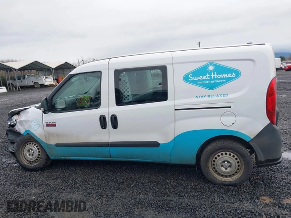 2015 Ram ProMaster City Cargo Tradesman with VIN ZFBERFAT8F6A72602, listed as a IAAI auction lot 41709295 with 133,802 mi miles. Bid and sale history available at carsss.com. Image 14.