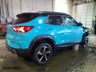 2021 Chevrolet TrailBlazer RS with VIN KL79MTSL4MB073853, listed as a Copart auction lot 45943535 with 62,253 mi miles and Salvage Title. Bid and sale history available at carsss.com. Image 3.