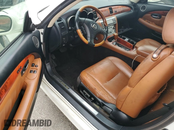 2002 Lexus SC with VIN JTHFN48Y720001922, listed as a Copart auction lot 75008854 with Not Provided miles and Non Repairable. Bid and sale history available at carsss.com. Image 8.