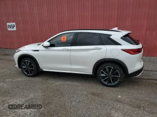 2024 Infiniti QX50 Sport with VIN 3PCAJ5FB1RF112330, listed as a Copart auction lot 72184384 with Not Provided miles and Non Repairable. Bid and sale history available at DreamBid. Image 2.