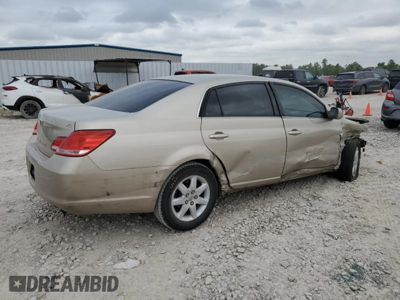 2007 Toyota Avalon XL with VIN 4T1BK36B07U252486, listed as a Copart auction lot 53370875 with 148,686 mi miles and Salvage Title. Bid and sale history available at carsss.com. Image 3.