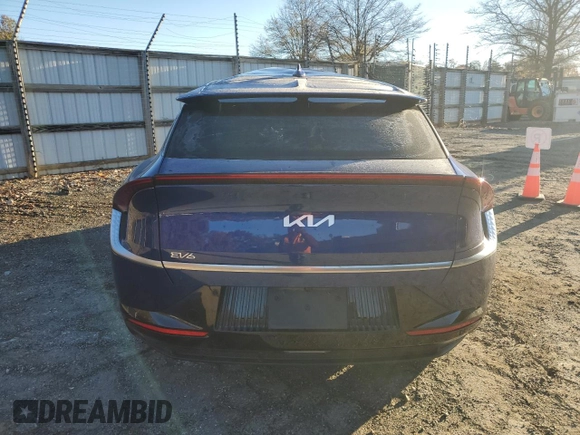 2023 Kia EV6 Wind with VIN KNDC34LA9P5604563, listed as a Copart auction lot 79218764 with 27,109 mi miles and Clean Title. Bid and sale history available at carsss.com. Image 6.