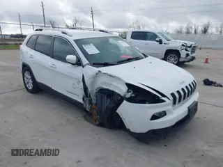 2016 Jeep Cherokee Latitude with VIN 1C4PJMCB1GW340605, listed as a IAAI auction lot 41523716 with 74,080 mi miles. Bid and sale history available at carsss.com. Image 1.
