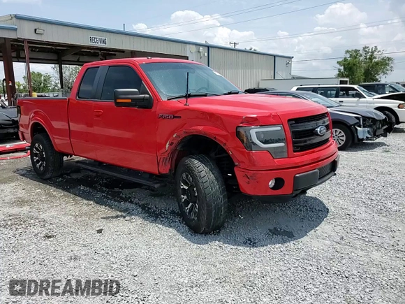 2013 Ford F-150 XL with VIN 1FTFX1EF6DFB58970, listed as a Copart auction lot 57905585 with 171,055 mi miles and Salvage title. Bid and sale history available at DreamBid. Image 14.