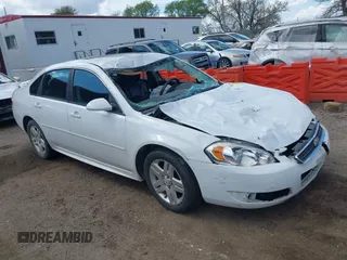 2011 Chevrolet Impala LT Fleet with VIN 2G1WG5EK5B1251769, listed as a IAAI auction lot 42156059 with 55,880 mi miles and . Bid and sale history available at DreamBid. Image 1.