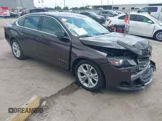 2015 Chevrolet Impala LT with VIN 2G1115SLXF9135712, listed as a IAAI auction lot 42556790 with 90,118 mi miles and . Bid and sale history available at DreamBid. Image 1.