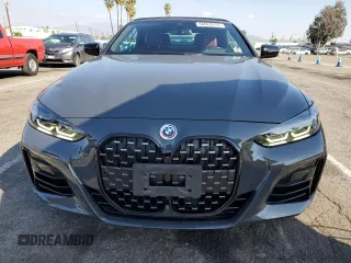 2023 BMW 4 Series M440i with VIN WBA53AT09PCM38259, listed as a Copart auction lot 44629515 with 14,621 mi miles and Salvage Title. Bid and sale history available at DreamBid. Image 5.