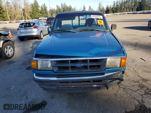 1993 Ford Ranger Splash with VIN 1FTCR10A2PUB80473, listed as a Copart auction lot 47422615 with 64,546 mi miles and Salvage title. Bid and sale history available at DreamBid. Image 5.