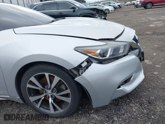 2017 Nissan Maxima SV with VIN 1N4AA6AP9HC406195, listed as a IAAI auction lot 41747116 with 97,213 mi miles. Bid and sale history available at carsss.com. Image 16.