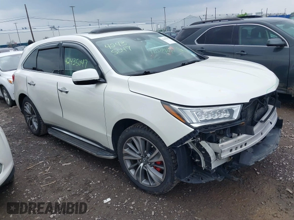 2017 Acura MDX Technology z VIN 5FRYD4H52HB025623, wystawiony jako IAAI lot #42435047 z przebiegiem 63 199 mil mil oraz . Historia ofert i sprzedaży dostępna na DreamBid. Obrazek 1.
