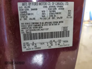 1999 Ford F-150 XL с VIN 2FTRX08L5XCA61137, выставлен на аукционе Copart как лот 51488275 с пробегом Не указан миль и Списание • Salvage title. История ставок и продаж доступна на DreamBid. Изображение 12.