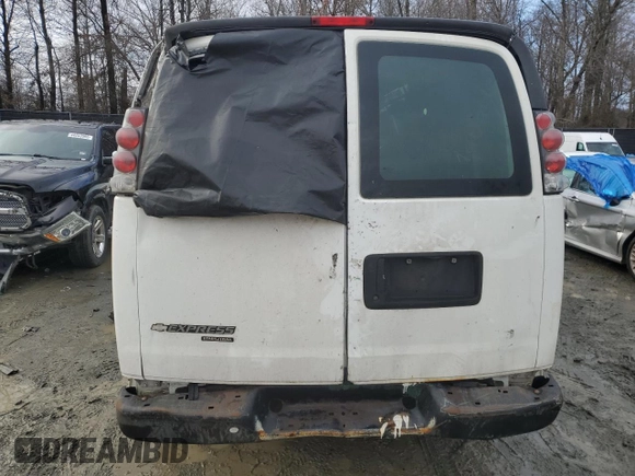2013 Chevrolet Express Cargo Van with VIN 1GCZGUCGXD1155819, listed as a Copart auction lot 44511495 with 388,439 mi miles and Non Repairable. Bid and sale history available at carsss.com. Image 6.