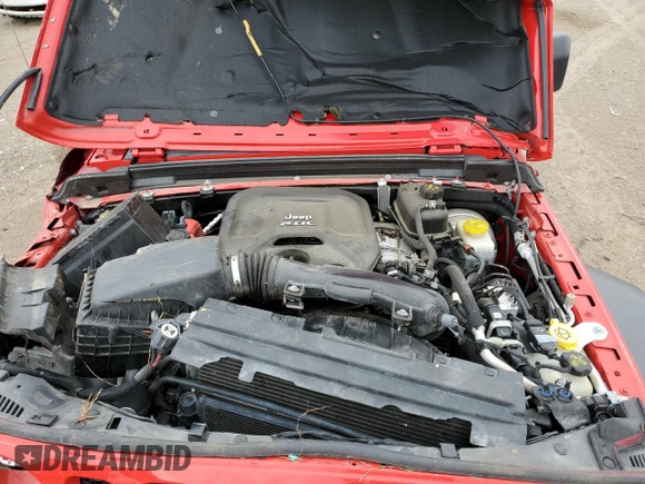 2021 Jeep Wrangler Unlimited Sport S with VIN 1C4HJXDN8MW622007, listed as a Copart auction lot 55930305 with Not provided miles and Salvage title. Bid and sale history available at DreamBid. Image 11.
