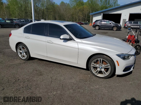 2017 BMW 3 Series 330i xDrive with VIN WBA8D9G59HNT90847, listed as a Copart auction lot 55171885 with 93,676 mi miles and Clean Title. Bid and sale history available at carsss.com. Image 5.