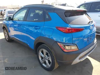2022 Hyundai Kona SEL with VIN KM8K62AB3NU891349, listed as a IAAI auction lot 41860744 with 22,991 mi miles and . Bid and sale history available at DreamBid. Image 3.