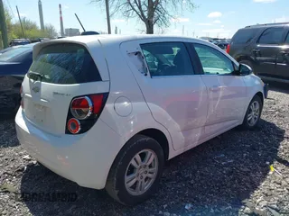 2016 Chevrolet Sonic LT with VIN 1G1JC6SH2G4134831, listed as a IAAI auction lot 41983302 with 85,828 mi miles. Bid and sale history available at carsss.com. Image 4.