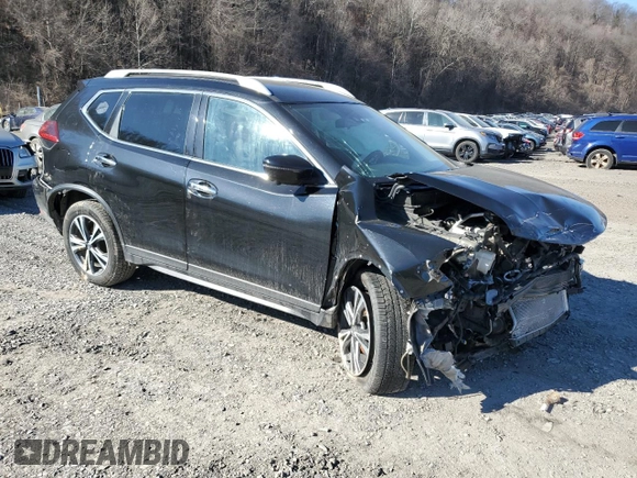 2019 Nissan Rogue SL with VIN 5N1AT2MVXKC816742, listed as a Copart auction lot 47934025 with 87,303 mi miles and Salvage Title. Bid and sale history available at carsss.com. Image 4.