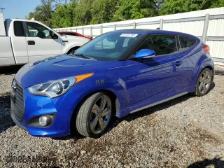 2013 Hyundai Veloster Turbo w/Black Int with VIN KMHTC6AE4DU101263, listed as a Copart auction lot 51731785 with 97,341 mi miles and Non Repairable. Bid and sale history available at carsss.com. Image 1.