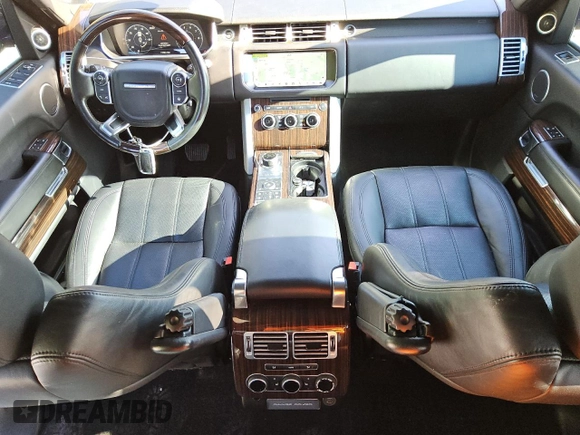 2017 Land Rover Range Rover HSE with VIN SALGS2FV4HA341200, listed as a Copart auction lot 52712095 with 117,824 mi miles and Clean title. Bid and sale history available at DreamBid. Image 8.