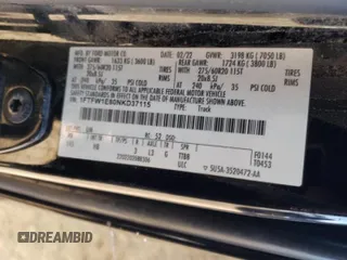 2022 Ford F-150 XL with VIN 1FTFW1E80NKD37115, listed as a Copart auction lot 48142325 with 139,735 mi miles and Salvage Title. Bid and sale history available at DreamBid. Image 13.