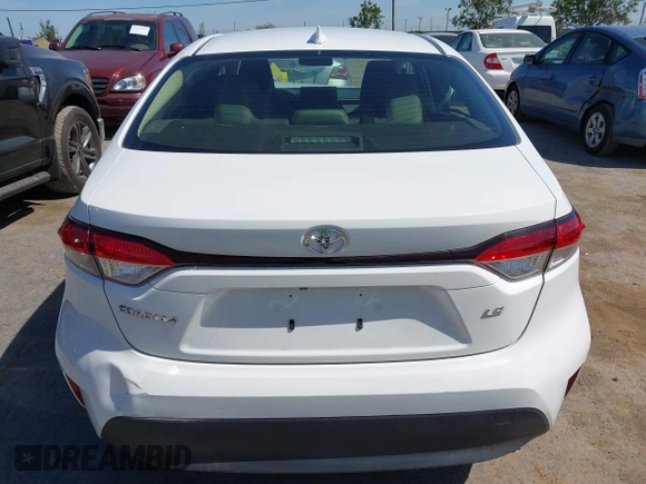 2024 Toyota Corolla LE with VIN JTDB4MEEXR3024245, listed as a IAAI auction lot 42353374 with 25,813 mi miles and . Bid and sale history available at DreamBid. Image 16.
