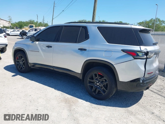 2020 Chevrolet Traverse Premier with VIN 1GNERKKW2LJ278087, listed as a IAAI auction lot 41891671 with 59,172 mi miles and . Bid and sale history available at DreamBid. Image 3.