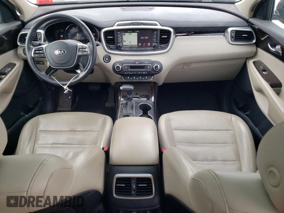 2019 Kia Sorento EX V6 with VIN 5XYPHDA54KG463085, listed as a Copart auction lot 53067765 with 74,929 mi miles and Salvage Title. Bid and sale history available at carsss.com. Image 8.