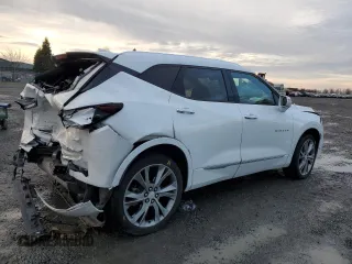 2019 Chevrolet Blazer Premier with VIN 3GNKBFRS9KS700290, listed as a Copart auction lot 87919295 with 58,191 mi miles and Salvage title. Bid and sale history available at DreamBid. Image 3.