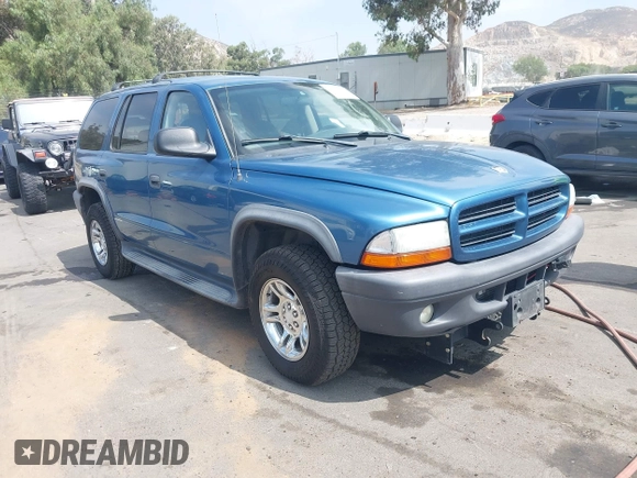 2003 Dodge Durango Sport with VIN 1D4HS38N53F588836, listed as a IAAI auction lot 42554650 with 116,118 mi miles and . Bid and sale history available at DreamBid. Image 1.