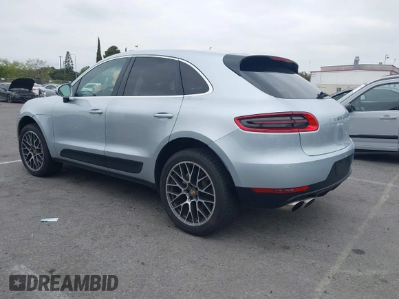 2015 Porsche Macan S with VIN WP1AB2A50FLB58087, listed as a IAAI auction lot 42108660 with 91,894 mi miles. Bid and sale history available at carsss.com. Image 3.