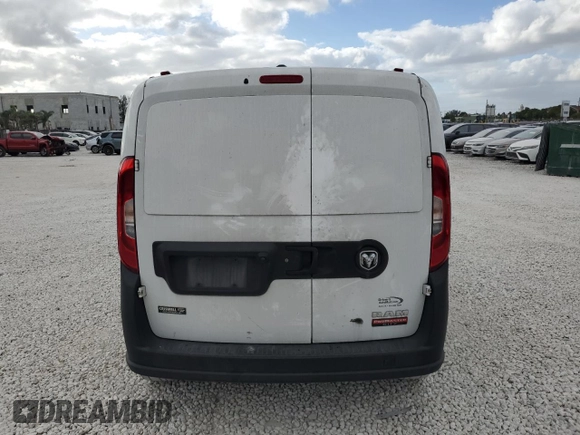 2020 Ram ProMaster City Cargo Van Tradesman with VIN ZFBHRFAB1L6P44495, listed as a Copart auction lot 85115834 with 51,178 mi miles and Non Repairable. Bid and sale history available at carsss.com. Image 6.