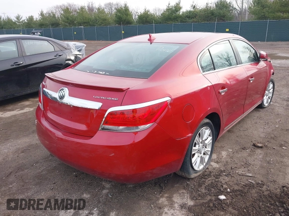 2012 Buick LaCrosse Leather with VIN 1G4GC5ER4CF243141, listed as a IAAI auction lot 41049132 with 72,000 mi miles and . Bid and sale history available at DreamBid. Image 4.