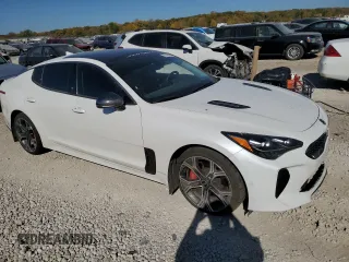 2021 Kia Stinger GT with VIN KNAE35LC2M6096326, listed as a Copart auction lot 77142494 with 37,739 mi miles and Salvage Title. Bid and sale history available at DreamBid. Image 4.