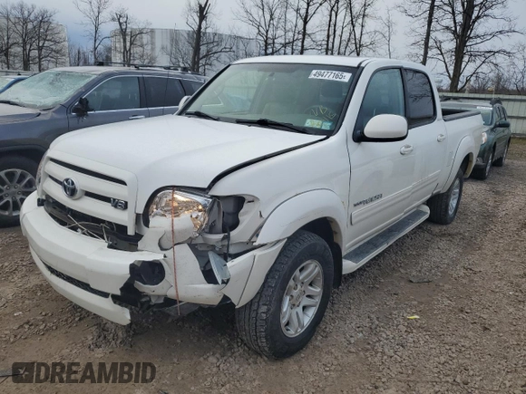 2005 Toyota Tundra Ltd with VIN 5TBDT48125S470766, listed as a Copart auction lot 49477165 with 132,031 mi miles and Salvage Title. Bid and sale history available at carsss.com. Image 1.