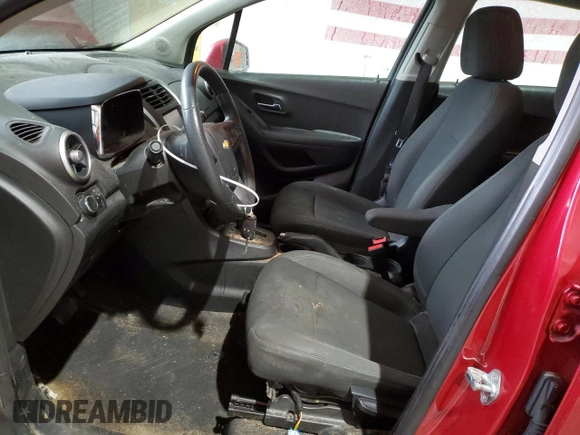 2015 Chevrolet Trax LS with VIN KL7CJPSB3FB244916, listed as a Copart auction lot 54825345 with 120,780 mi miles and Clean Title. Bid and sale history available at DreamBid. Image 7.