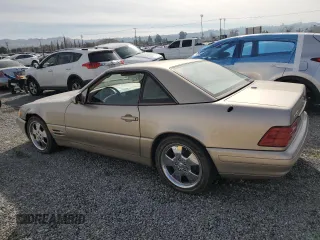 2000 Mercedes-Benz SL-Class with VIN WDBFA68F2YF193293, listed as a Copart auction lot 43189065 with 164,768 mi miles and Clean Title. Bid and sale history available at carsss.com. Image 2.